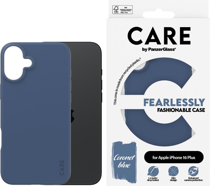 Produktbild PanzerGlass CARE Fashionable Case Blue iPhone '24 6.7" (Apple iPhone 16 Plus)