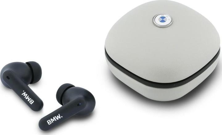 BMW Headphones Bluetooth TWS Leather Metal Logo ENC taupe (Wireless)