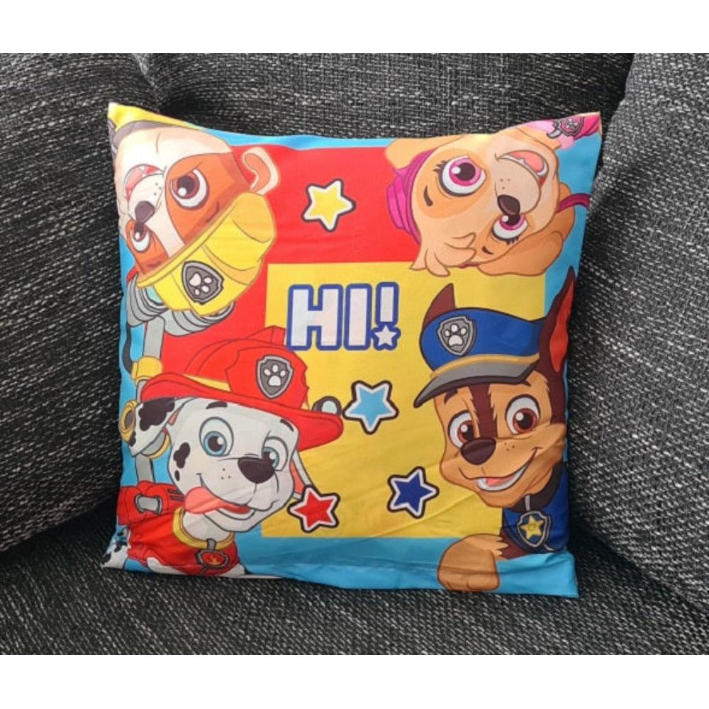 Tinisu, Dekokissen, Paw Patrol Kissenbezug fÃ¼r Kinder: Helfer auf vier Pfoten - 40cm x 40cm (40 x 40 cm)