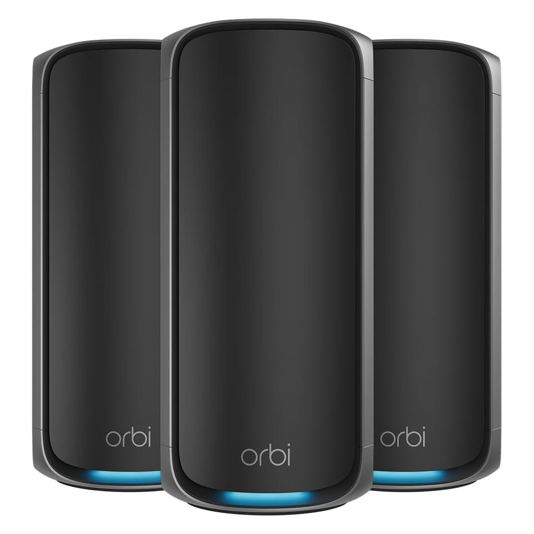 Netgear Mesh-System Orbi 970 RBE973SB-100EUS 3er Set, Router, Schwarz