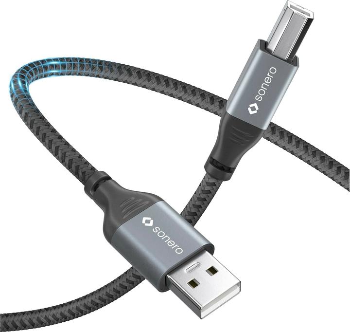 Produktbild Sonero USB A — USB B (1 m, USB 2.0, 5 W)