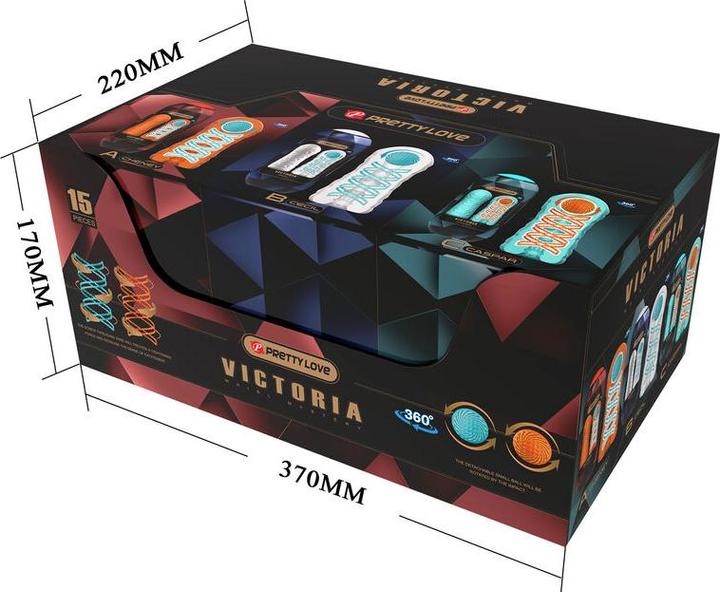 Produktbild Pretty Love Victoria Masturbator 15 Stück