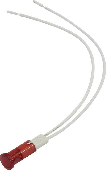 Tru Components 1524024 Standard signalling light with illuminant red 1 pc.