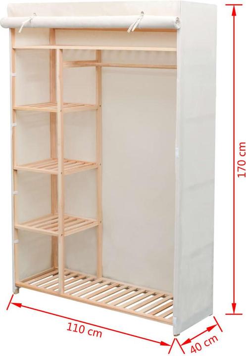 Image du produit VidaXL Leonardo (110 x 40 x 170 cm)