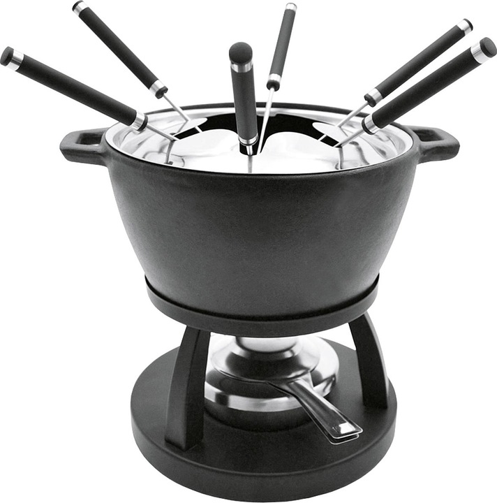 Actual product image Mäser Fondue set cast iron 10pcs. (Fondue Bourguignonne)