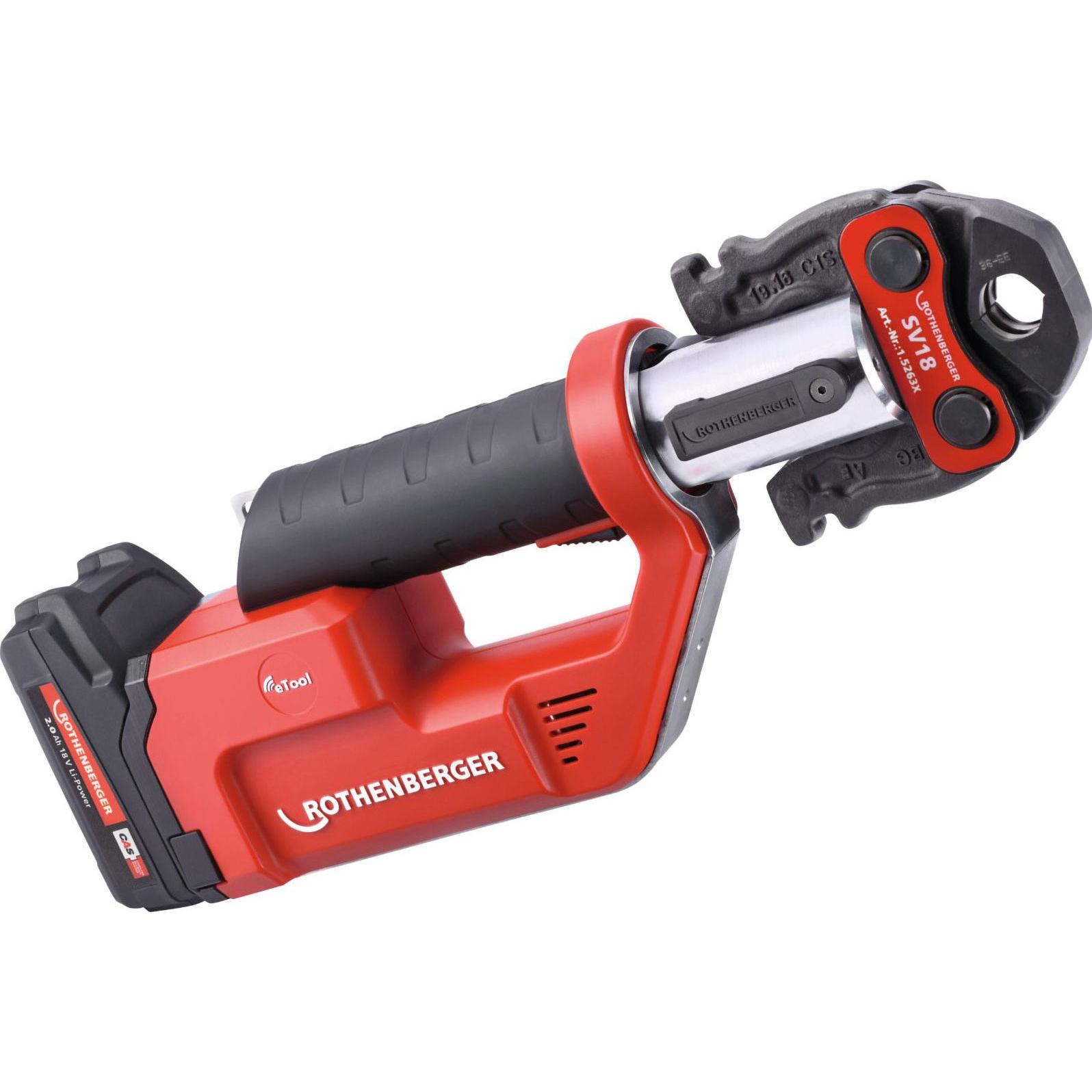 Rothenberger, Presswerkzeug, ROMAX ComTT Basic Set 1, 1x2Ah,EU