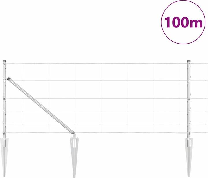 Produktbild vidaXL Outdoor-Zaunpfosten