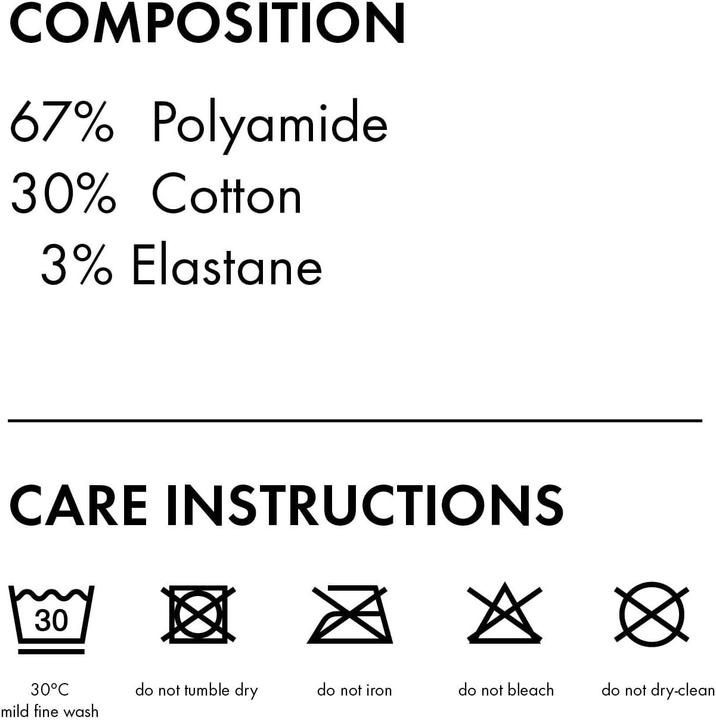 Valori nutrizionali e ingredienti Falke Stringbody (36 D, 34 D)