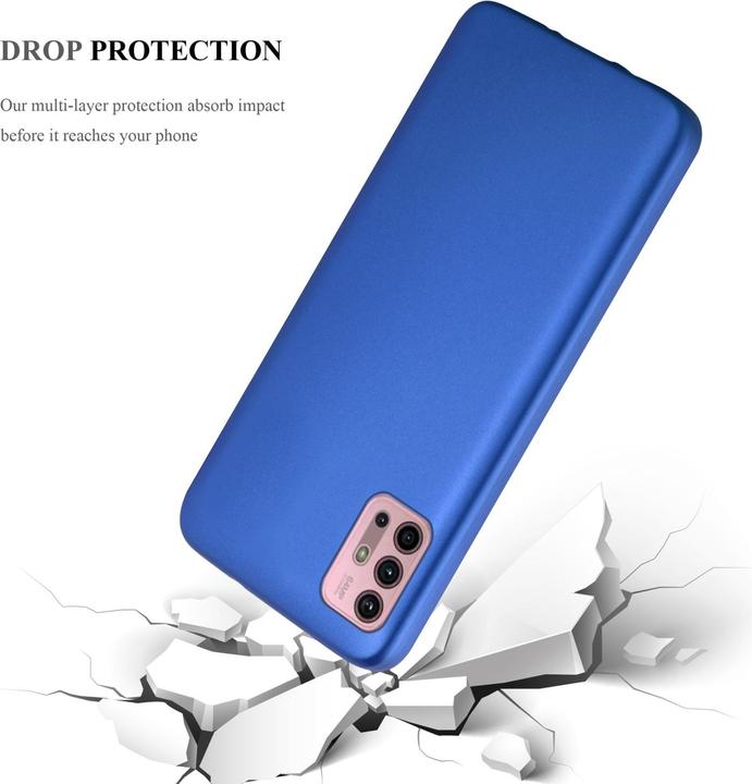 Actual product image Cadorabo TPU Matt Metallic Sleeve (Motorola Moto G10, Motorola Moto G30)