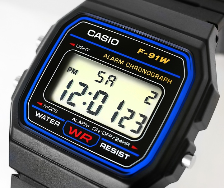 Produktbild Casio Classic - F-91W-1YER (Digitaluhr, 38.20 mm)