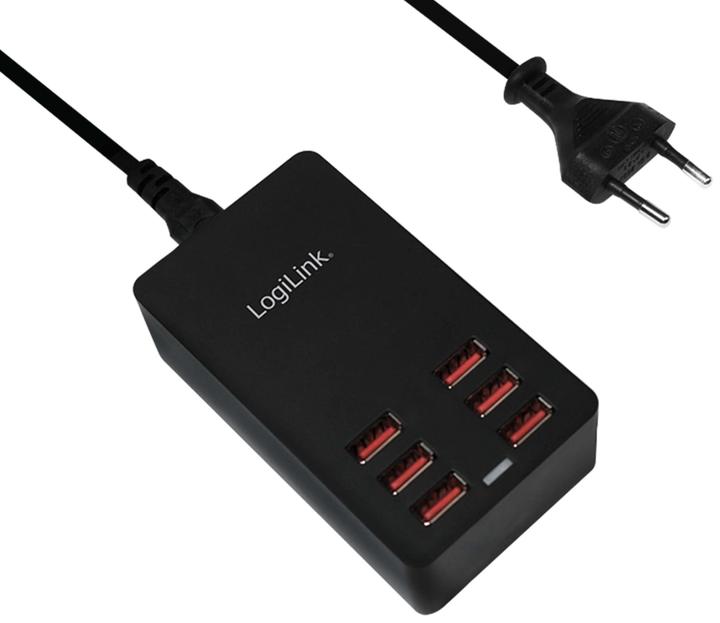 Produktbild LogiLink Tischladeadapter PA0139 (32 W, 6 Ports)