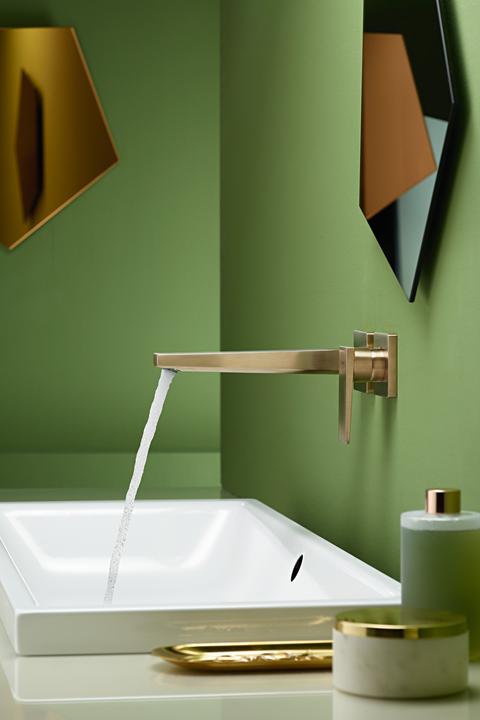 Immagine prodotto hansgrohe Miscelatore monocomando Metropol per lavabo da incasso a parete (bronzo spazzolato)