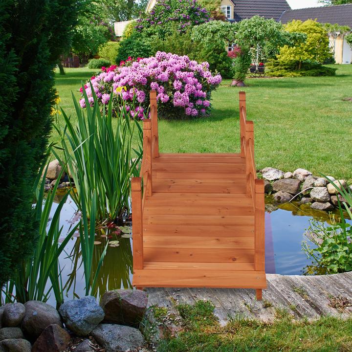 Image du produit Relaxdays Garde-corps du pont de l'étang