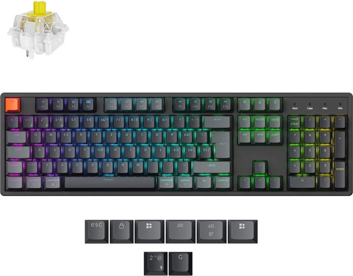 Actual product image Keychron K10 QMK (Version 2) (CH, Wireless, Cable)