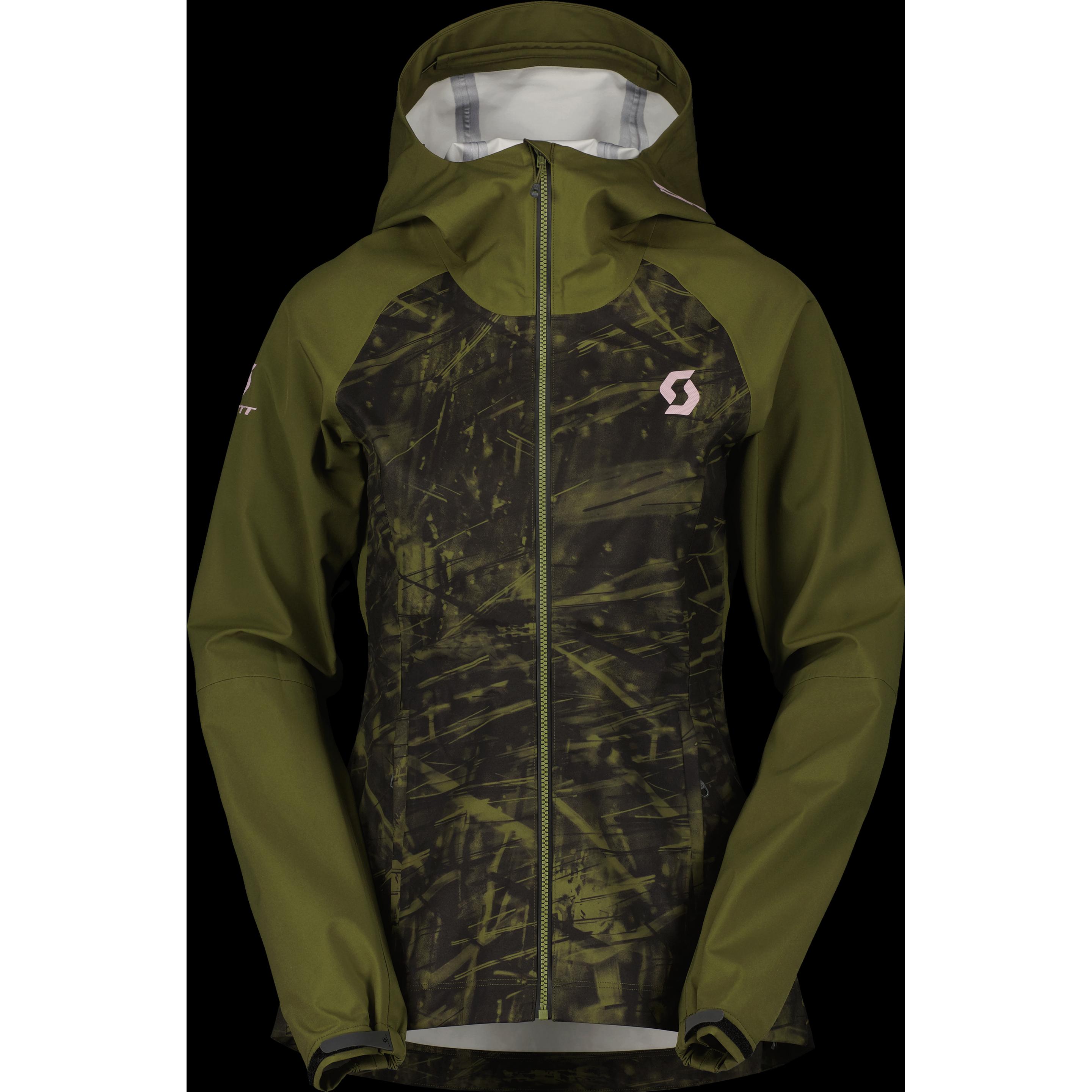 Scott Sports, Damen, Velojacke, Women's Trail Storm Waterproof Jacket (XS), Grün, XS