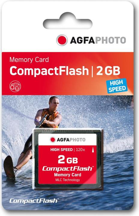 Actual product image AGFAPHOTO Compact Flash 2GB High Speed 120x MLC (2 GB, CF)