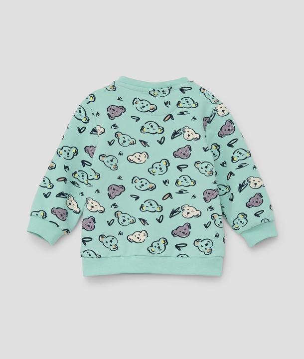 Produktbild s.Oliver Sweatshirt Sweatshirt mit All-over-Print (92)