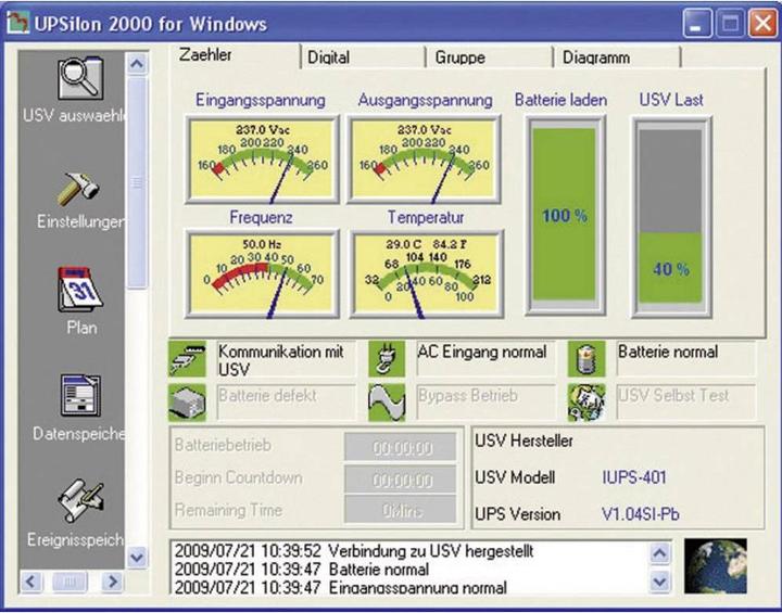 Produktbild Bicker Elektronik USV PC Einbau USB 400 VA (400 VA, 240 W, Line-Interaktiv USV)