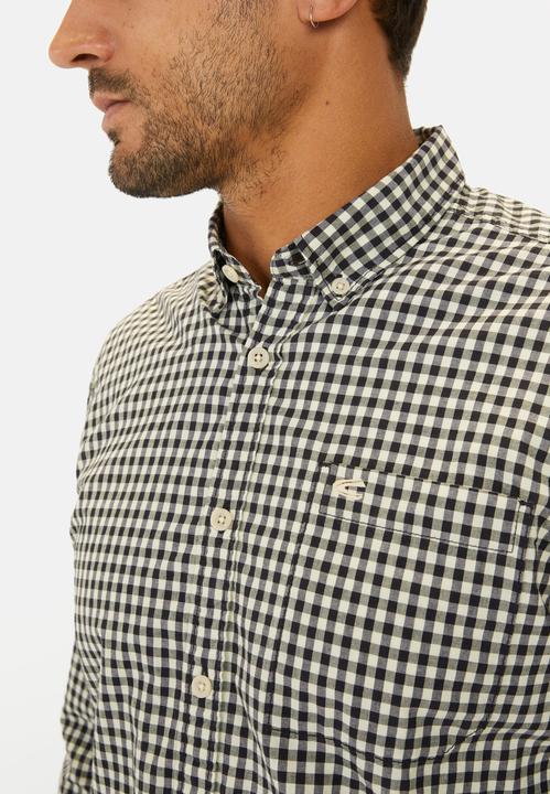 Produktbild Camel Active Kariertes Langarmhemd aus Baumwolle (XXL)