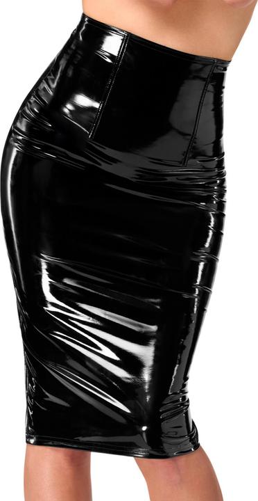 Produktbild Noir Handmade halblanger Rock in schwarz (M)