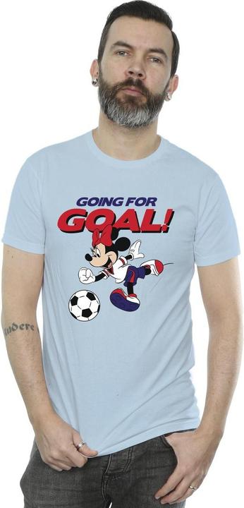 Immagine prodotto Disney Minnie Mouse Going For Goal Maglietta Uomo (M)