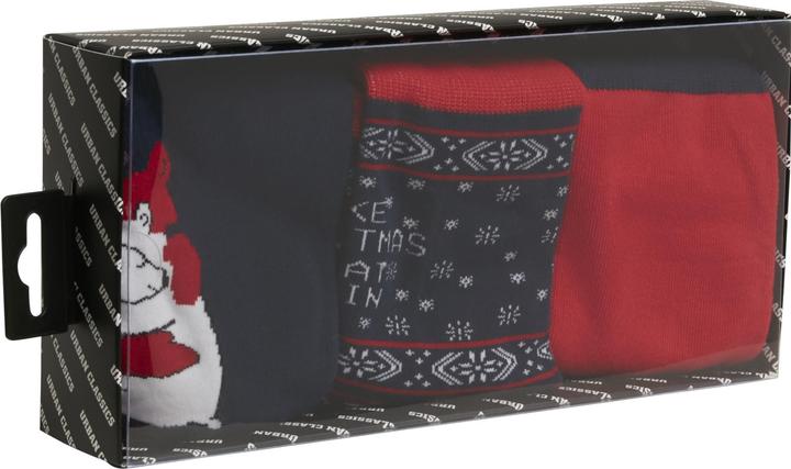 Produktbild Urban Classics Christmas Socks Set Icebear (3er Pack, 35 - 38)