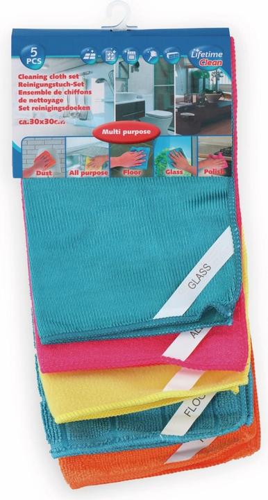 Produktbild Lifetime Cloth MF 5pcs 30x30cm 5ass (5 Stk.)