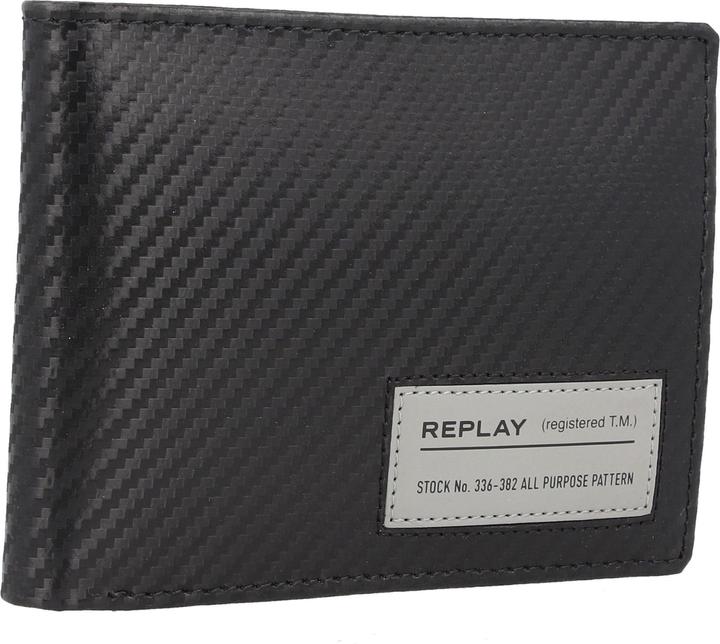 Actual product image Replay Wallet RFID protection leather 13 cm