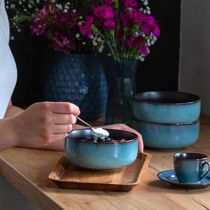 Actual product image Lunasol Luna bowls Elements Night, set of 4, Ø 16 cm (14.50 cm, 1.80 l, 4x)