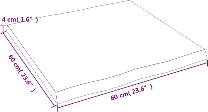 Produktbild vidaXL Chaim (60 x 60 cm)