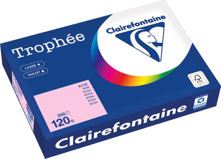 Actual product image Clairefontaine Copy paper Trophée pink DIN A4 120 g/m² 250 sheets (120 g/m², A4)