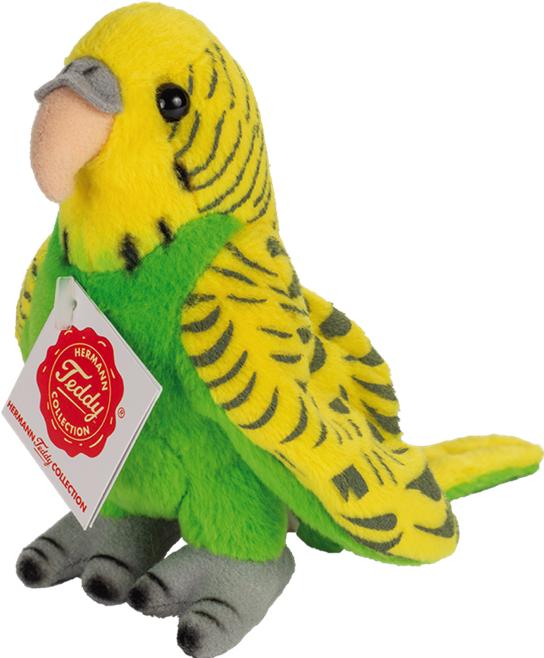 Produktbild Teddy Hermann Wellensittich grün 13cm (13 cm)