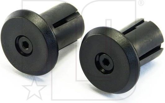 NG Sports Bar End Plugs MTB, bolt-on, Nylon, 18-21mm, matte black