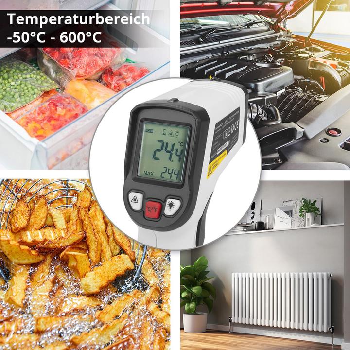 Actual product image Stahlwerk Infrarot-Laser-Thermometer ILT-600 ST