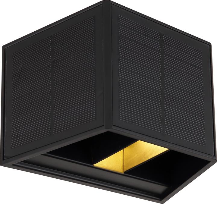 Globo Solarleuchte Kunststoff Schwarz, 1xled (IP54)