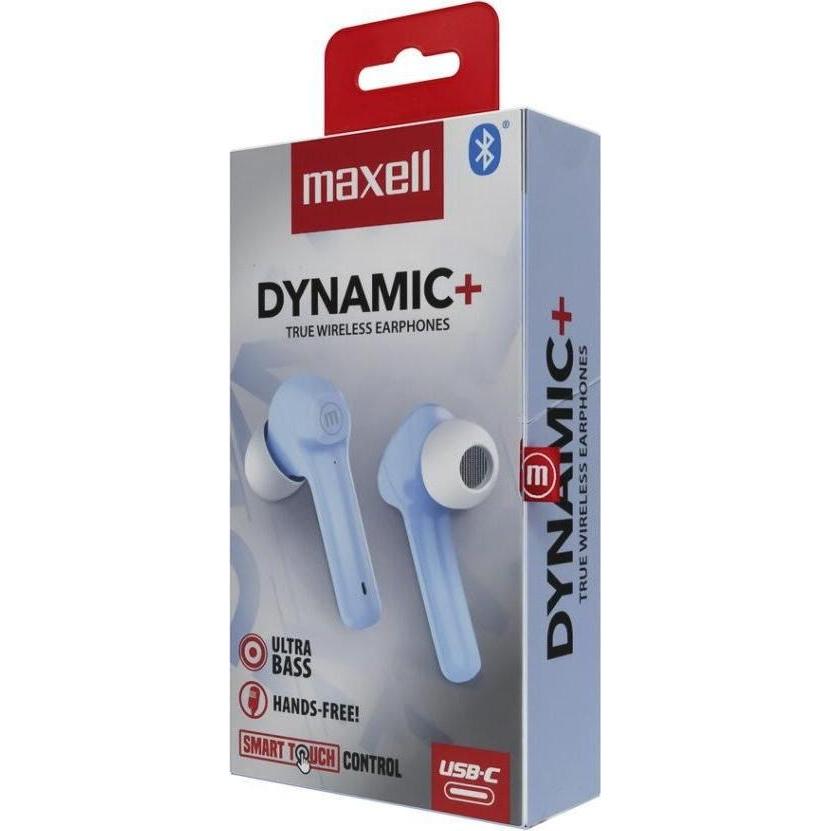 Thumbnail - Maxell Dynamic+ kabellose Kopfhörer mit Ladeschale Bluetooth blau (4 h, Kabellos), Kopfhörer, Blau