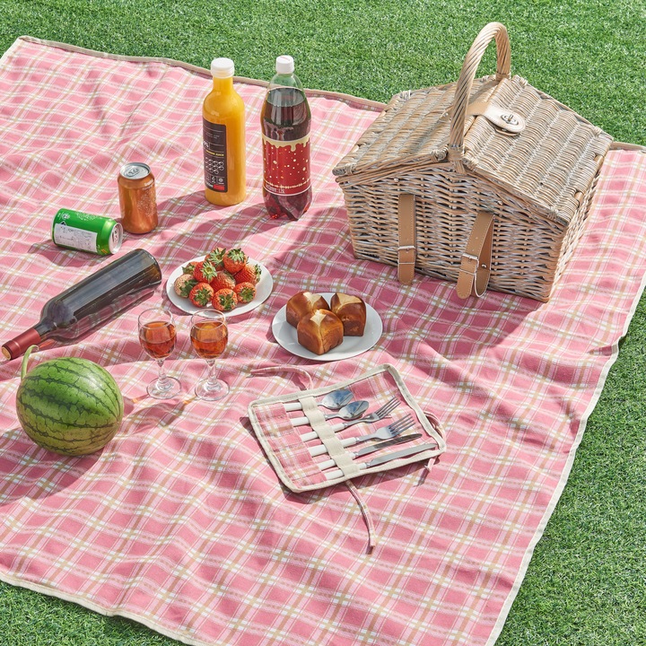 Actual product image Casa.Pro Picknickkorb Bucchianico für 2 Personen Komplettset