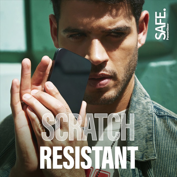 Actual product image PanzerGlass Safe. (1 Piece, Apple iPhone 16 Pro)