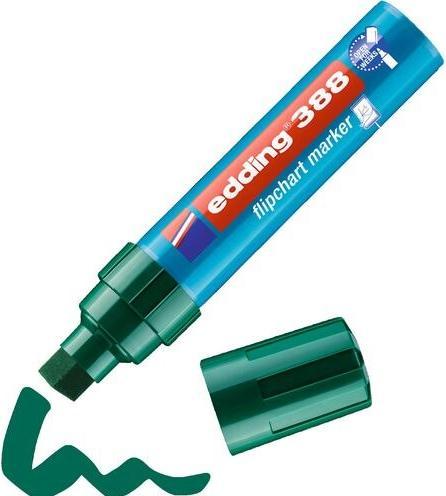 Edding Flipchartmarker 388, Einw., Ksp., 4-12mm, Schreibf.: grün 1 Stück (Grün, 12 mm, 1 x)
