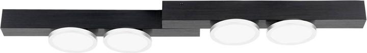 Image du produit Lucande Kellino plafonnier, 4 feux, noir (600 lm, GU10)