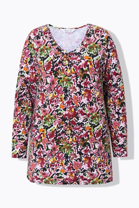 Produktbild Miamoda Langarmshirt, Blumenmuster (44)