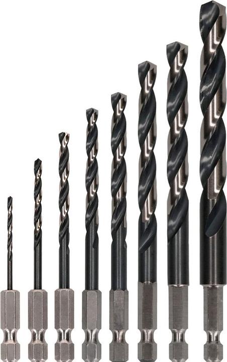 Immagine prodotto Bosch Professional Zubehör Set di punte elicoidali PRO Metal HSS-G, 8 pezzi. (2 mm, 3 mm, 4 mm, 5 mm, 6 mm, 7 mm, 8 mm, 10 mm)