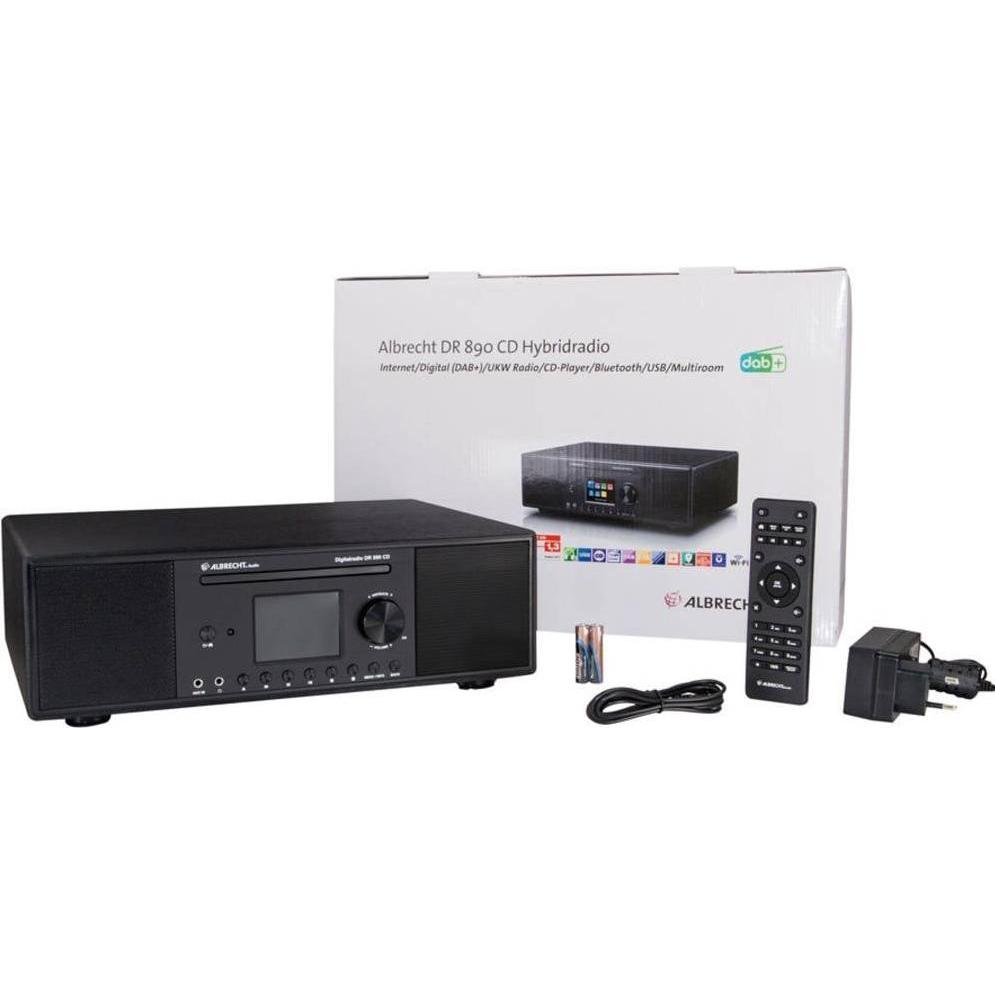 Thumbnail - Albrecht Dr 890 (Internetradio, DAB+, Bluetooth, WLAN), Radio, Schwarz