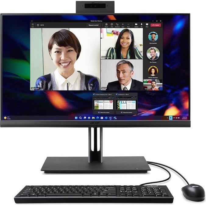 Acer Veriton Z4 p23.8"i5 8/512 W11P (Intel i5-13500T, 16 GB, 512 GB, UHD Graphics 770), PC, Schwarz