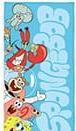 Produktbild Herding Spongebob Schwammkopf Velours-Handtuch 75 x 150 cm (75 x 150 cm)