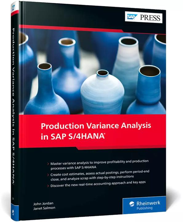 Actual product image Production Variance Analysis in SAP S/4HANA (English, Janet Salmon, John Jordan, 2023)