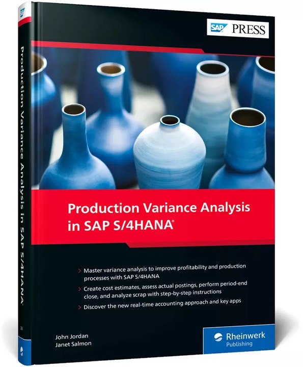 Produktbild Production Variance Analysis in SAP S/4HANA (Englisch, Janet Salmon, John Jordan, 2023)