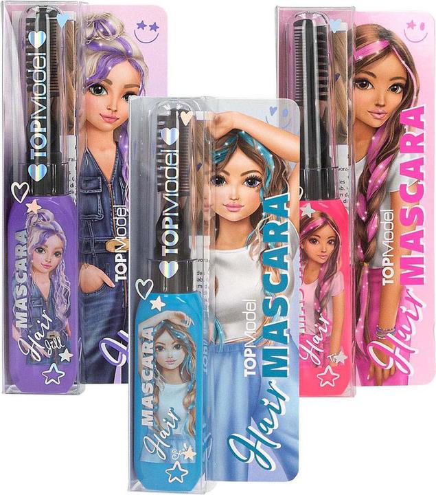 Actual product image Top Model Topmodel - Hair Mascara BEAUTY and ME - 15 ml (Violet, Pink, Blue)