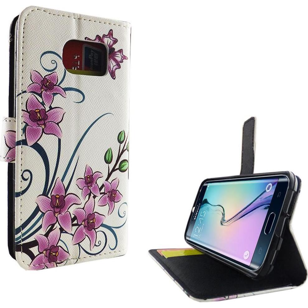 Thumbnail - König Design Schutz Handy Hülle für Samsung Galaxy S6 Edge Case Cover Tasche Wallet Etui Neu (Samsung Galaxy S6 Edge), S...