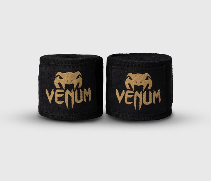 Image du produit Venum Bandelettes de boxe Kontact - 2,5m - Noir/Or (Taille unique)